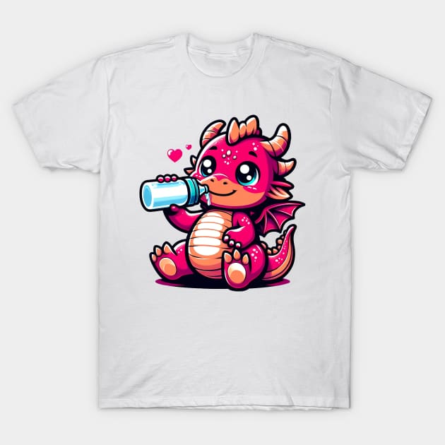 Adorable Baby Dragon T-Shirt by aswIDN